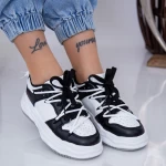 Sportske cipele za žene XJ16 Crna-Bijela | Mei