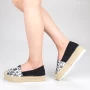 Ženske casual cipele s platformom FS6 Crna | Mei