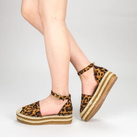 Ženske casual cipele s platformom FS3 Leopard | Mei