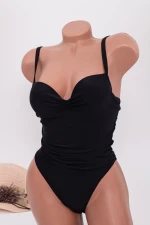 Ženski jednodijelni kupaći kostim Y06 Crna | Meina