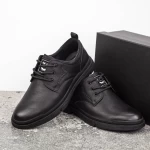 Muške cipele od prirodne kože 806003 Crna | Mels