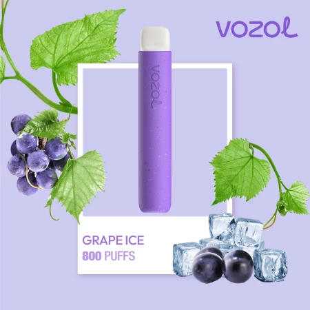 Elektronska nargila za jednokratnu upotrebu STAR800 Grape Ice | Vozol