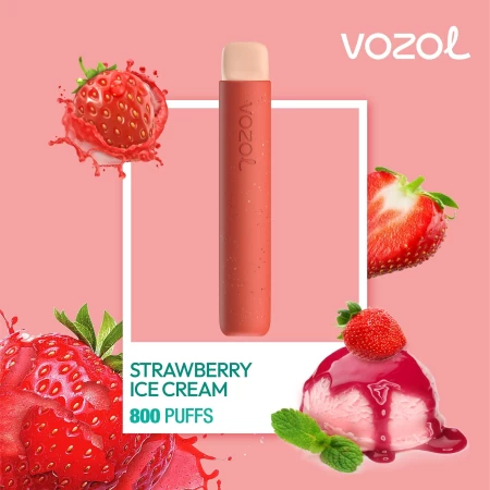 Elektronska nargila za jednokratnu upotrebu STAR800 Strawberry Ice Cream | Vozol