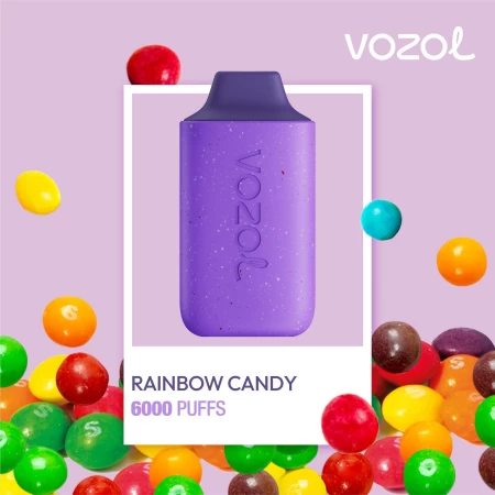 Elektronska nargila za jednokratnu upotrebu STAR6000 Rainbow Candy | Vozol