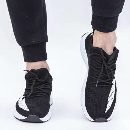 Sportske cipele za muškarce GB81 Crna-Bijela | Mei