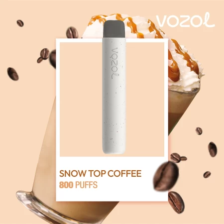 Elektronska nargila za jednokratnu upotrebu STAR800 SNOW TOP COFFEE | VOZOL