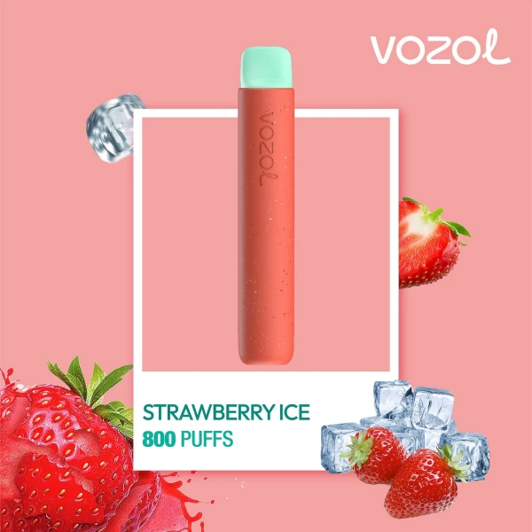 Elektronska nargila za jednokratnu upotrebu STAR800 STRAWBERRY ICE | VOZOL