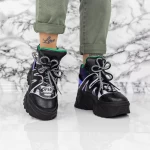 Sportske cipele s platformom za žene 2WL93 Crna | Mei