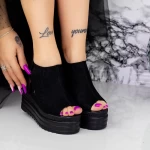 Sandale s platformom za žene 2W58 Crna | Mei