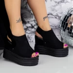 Sandale s platformom za žene 2W58 Crna | Mei