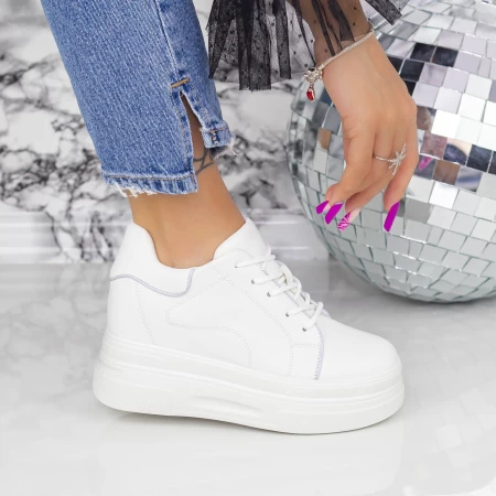 Sportske cipele s platformom za žene 2SZ6 Bijela | Mei