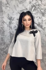 Bluza za žene QQ218 Siva | Emma Fashion