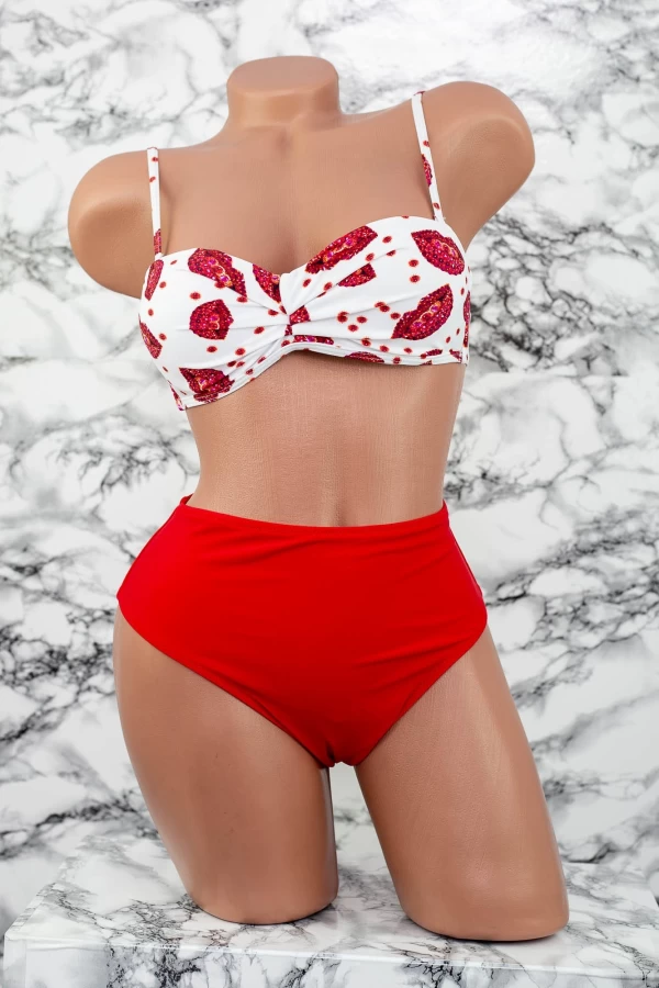 3-dijelni ženski kupaći kostim F65 Bijela | Meina