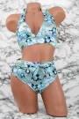 2-dijelni ženski kupaći kostim F56-2 Plava | Meina