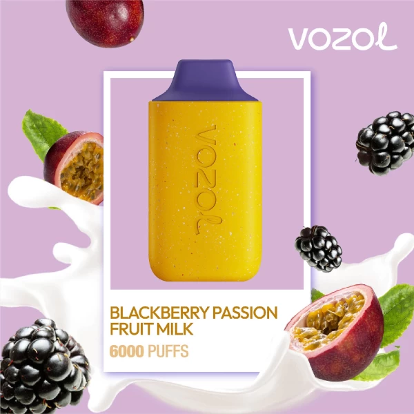 Elektronska nargila za jednokratnu upotrebu STAR6000 BLACKBERRY PASSION FRUIT MILK | VOZOL