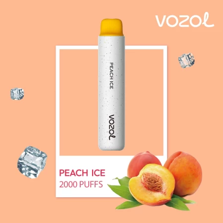 Elektronska nargila za jednokratnu upotrebu STAR2000 PEACH ICE | VOZOL