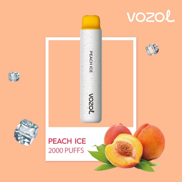 Elektronska nargila za jednokratnu upotrebu STAR2000 PEACH ICE | VOZOL