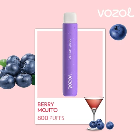 Elektronska nargila za jednokratnu upotrebu STAR800 BERRY MOJITO | VOZOL