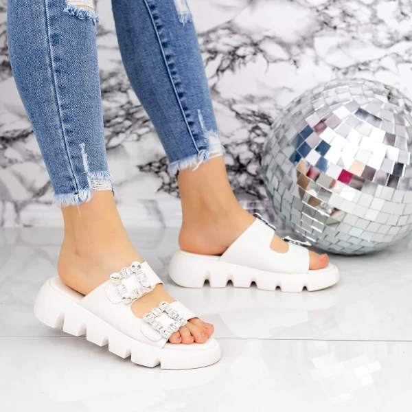 Papuče za žene 2WS10 Bijela | Mei