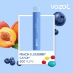 Elektronska nargila za jednokratnu upotrebu STAR800 PEACH BLUEBERRY CANDY | VOZOL