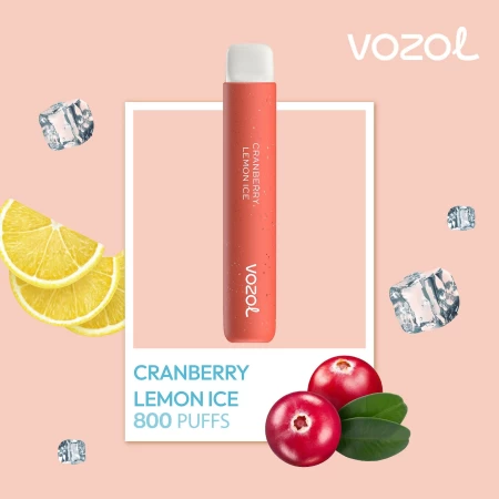 Elektronska nargila za jednokratnu upotrebu STAR800 CRANBERRY LEMON ICE | VOZOL