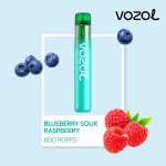 Elektronska nargila za jednokratnu upotrebu NEON800 BLUEBERRY SOUR RASPBERRY | VOZOL