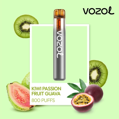 Elektronska nargila za jednokratnu upotrebu NEON800 KIWI PASSION FRUIT GUAVA | VOZOL