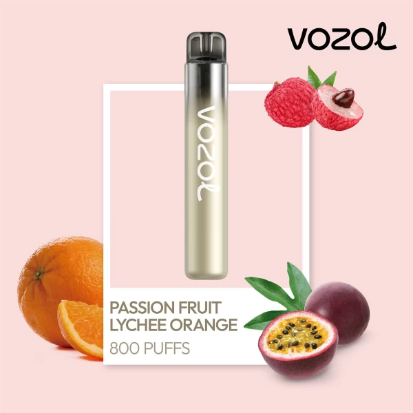 Elektronska nargila za jednokratnu upotrebu NEON800 PASSION FRUIT LYCHEE ORANGE | VOZOL