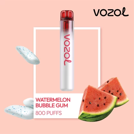 Elektronska nargila za jednokratnu upotrebu NEON800 WATERMELON BUBBLE GUM | VOZOL