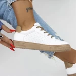 Sportske cipele za žene 961 Kaki-Bijela | Fashion