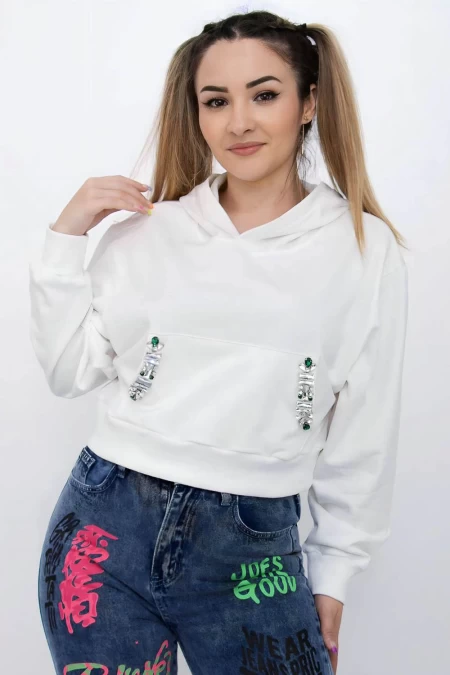 Bluza za žene L55191 Bijela | Kikiriki