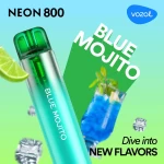 Elektronička cigareta za jednokratnu upotrebu NEON800 BLUE MOJITO | VOZOL