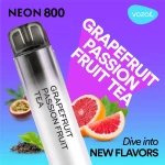 Elektronička cigareta za jednokratnu upotrebu NEON800 GRAPEFRUIT PASSION FRUIT TEA | VOZOL