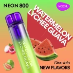 Elektronička cigareta za jednokratnu upotrebu NEON800 WATERMELON LYCHEE GUAVA | VOZOL