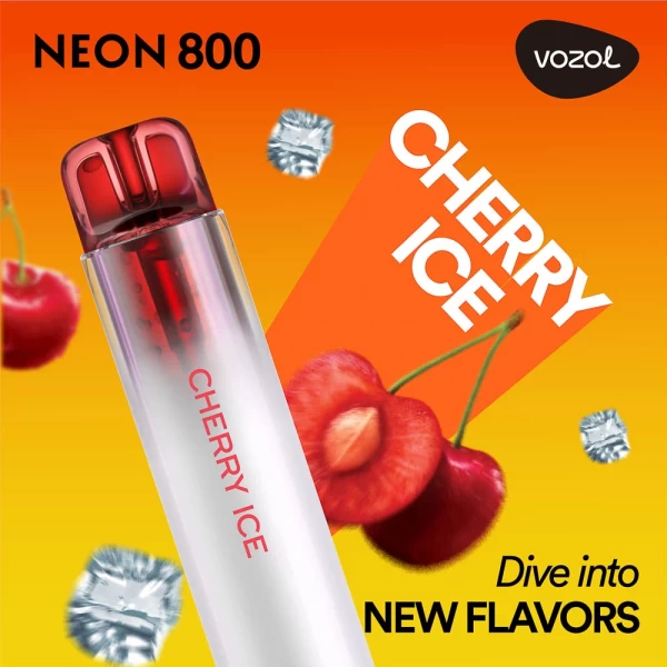 Elektronička cigareta za jednokratnu upotrebu NEON800 CHERRY ICE | VOZOL