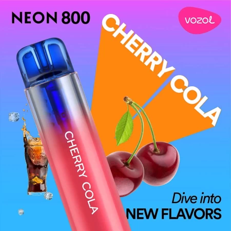 Elektronička cigareta za jednokratnu upotrebu NEON800 CHERRY COLA | VOZOL