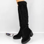 Ženske čizme s potpeticom 3MX27 Crna | Mei