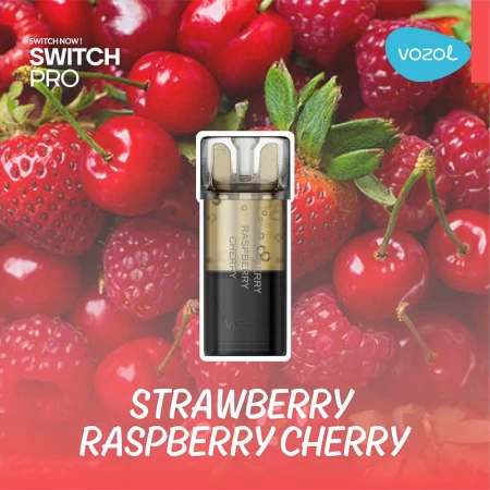 Uložak za jednokratnu upotrebu SWITCH STRAWBERRY RASPBERRY CHERRY Vozol