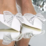 Cipele s debelom petom 3XKK132 Bijela | Mei