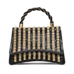 Torba u ruci 040 Crna-Zlatna | Mei
