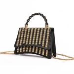 Torba u ruci 040 Crna-Zlatna | Mei