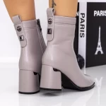 Botine cu Toc Gros 3AD2 GREY | MEI