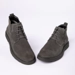 muške čizme od prirodne kože AL213-A21 Siva | Advancer