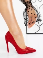 Pantofi Stiletto 66-2 RED | MULANKA