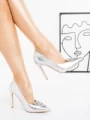 Pantofi Stiletto 66-S22 SILVER | GALLEVANI