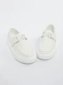 Mocasini Barbati din piele naturala 5NXE36 ALL WHITE | MEI