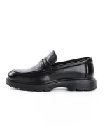 Mocasini Barbati din piele naturala 5NXE5 BLACK | PANTOFUL