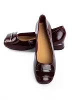 Pantofi cu Toc Gros 2321-18 WINE | ADVANCER