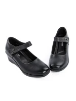 Pantofi cu Platforma 85-12 BLACK | ADVANCER