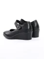 Pantofi cu Platforma 85-12 BLACK | ADVANCER